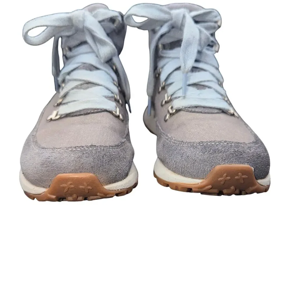 Merrell Waitsfield Mid Hiking Boots Gray Suede Canvas Women’s 7.5